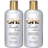 CHI Keratin Shampoo 355ml + Conditioner 355ml