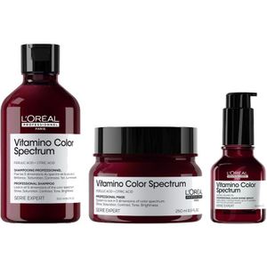 L'Oréal Vitamino Color Spectrum Shampoo 300ml + Masque 250ml + Glass Shine Serum 50ml