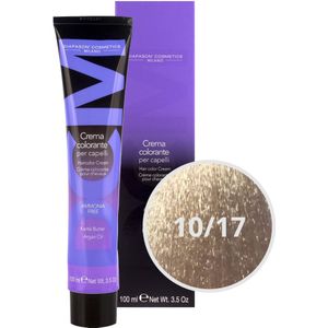 DCM Hair Color Cream Ammonia Free 10/17 Ash 100ml