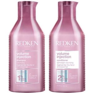 Redken Volume Injection Shampoo 300ml + Conditioner 300ml