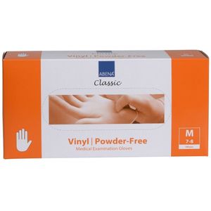 Abena Vinyl-Handschoenen Classic poedervrij Maat M transparant 100st