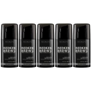 5x Redken Brews Work Hard Molding Paste 150ml