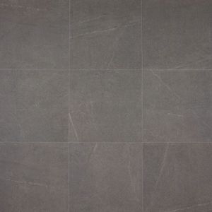 Vloertegel Belavu steen donker grijs mat 60x60 gerectificeerd R10