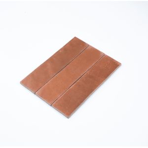 Vloertegel / Wandtegel Argile terracotta cotto rood 6x24.6