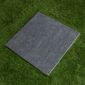 Keramische Terras & Tuin tegels - tuintegels New Belgium stone Zwart 60x60x2 gerectificeerd