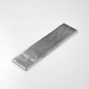 EQ Langwerpige witjes trendy zilver 7,5x30 cm handvorm wandtegel