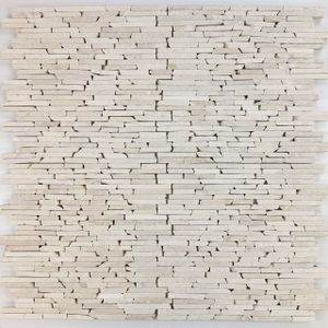 Mozaiek Tegel Wit 30x30cm Natuursteen