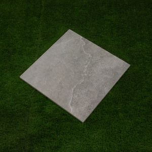 Keramische Terras & Tuin tegel - tuintegel Pulse steen donker grijs 60x60x2 gerectificeerd - Beperkt beschikbaar