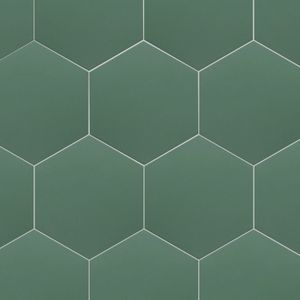 Vloertegel / wandtegel hexagon Coimbra groen 17,5x20
