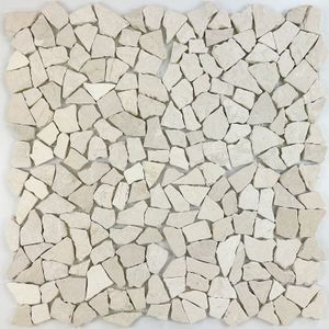 Mozaiek Tegel Wit 30x30cm Natuursteen