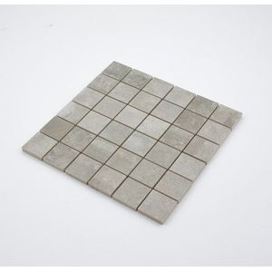 Mozaiek Tegel Grijs 5x5cm Keramiek
