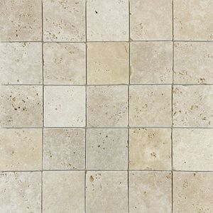 Mozaiek Tegel Wit 10x10cm Natuursteen