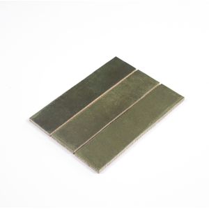 Vloertegel / Wandtegel Argile khaki groen 6x24,6