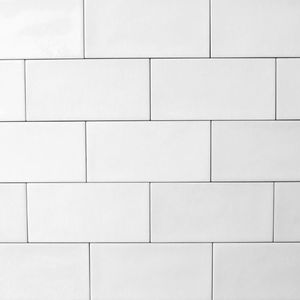 Equipe village White 6,5x13,2 cm, art 25588 - Handvorm wandtegel 6,5x13 wit soft glans - TOZCW510