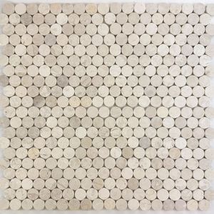 Mozaiek Tegel Wit 30x30cm Natuursteen