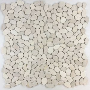 Mozaiek Tegel Wit 30x30cm Natuursteen