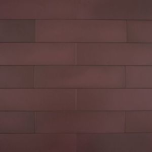 Vloertegel Stromboli mat oxblood donker rood 9,2x36,8