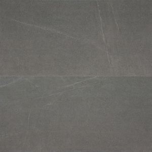 Vloertegel / wandtegel Belavu steen donker grijs mat 60x120 gerectificeerd R10
