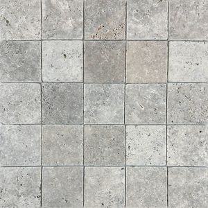 Mozaiek Tegel Grijs 10x10cm Natuursteen