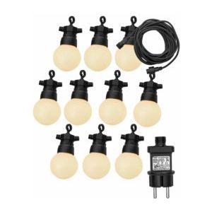 Tuinlamp Luxform Party Light Honolulu Black 10 Lumen (10x)