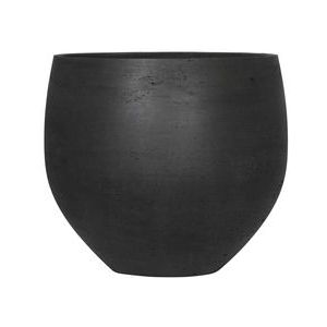 Bloempot Pottery Pots Rough Orb M Black Washed 48 x 43 cm