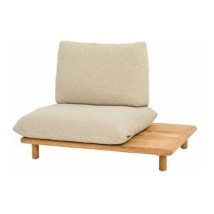 Apple Bee - Sling Single Chair 108 Left - Loungestoel - Natural - SVLK Teak