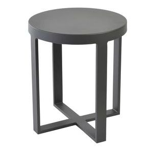 Bijzettafel Borek Force Alu Antraciet Ø 48x55 cm