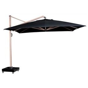 Zweefparasol Platinum Icon Premium Faded Black (350 x 350 cm)