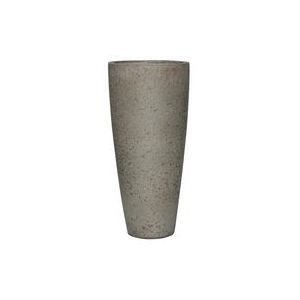 Bloempot Pottery Pots Cement and Stone Dax L Dioriet Grey 37 x 80 cm