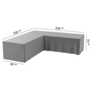 Loungesethoes AquaShield L-shape Grey (235 x 235 x 90 x h70 cm)