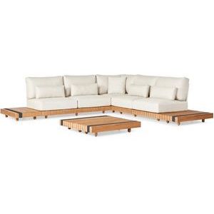 Loungeset Suns Emar Small Hoekopstelling 2x2 Seater Matt Royal Grey / Natural (2-delig)