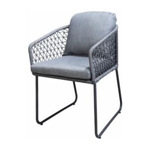 Tuinstoel Yoi Bara Dark Grey Mixed Grey