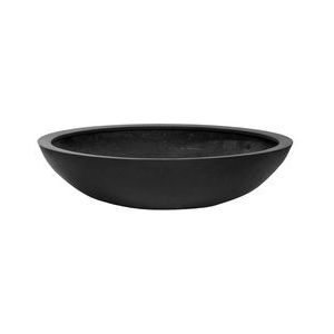 Bloempot Pottery Pots Natural Jumbo Bowl L Black 110 x 27 cm