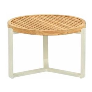 Bijzettafel Applebee Monaco Coffee Table 60 x 40 Aluminium Teak Oyster Natural