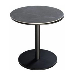 Yoi - Millor Bijzettafel - Zwart - Keramiek - Ø50 cm