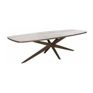 Tuintafel Yoi Calma Bronze Travertin 270 x 110 cm