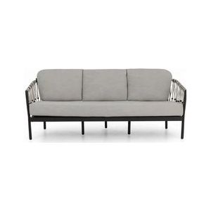 Loungebank Applebee Menton Lounge Sofa 194 Aluminium Black Silk