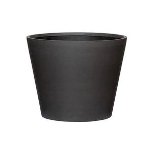 Bloempot Pottery Pots Refined Bucket S Volcano Black 50 x 40 cm