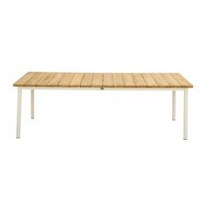 Tuintafel Applebee Milou Dining Table 240 Aluminium Teak Oyster Natural
