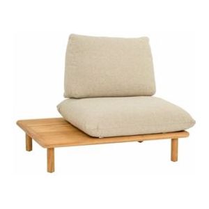 Applebee - Sling Single Chair - Loungestoel - Ecru - Teakhout