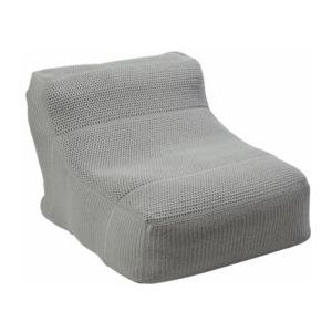 Loungestoel Borek Leno Bean Bag Ijzergrijs