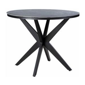 Tuintafel Yoi Calma High Dining Rond Zwart Slate 120 cm