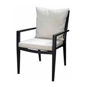 Tuinstoel Yoi Marinha Black Wool White