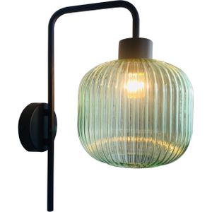 Design wandlamp groen, Charlois