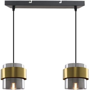 Design hanglamp grijs, Tiberius