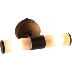 Moderne badkamer wandlamp zwart, Callum, IP44