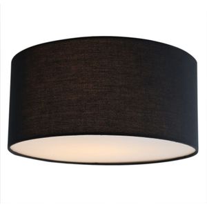 Olucia Mendy - Plafondlamp - Zwart - E27