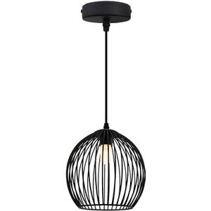 Industriële badkamer hanglamp zwart, Wiro, IP44