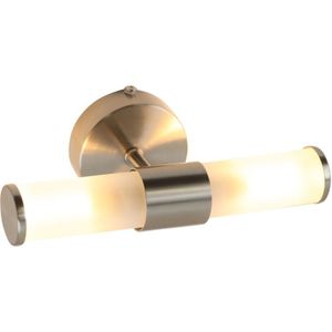 Moderne badkamer wandlamp nikkel, Callum, IP44