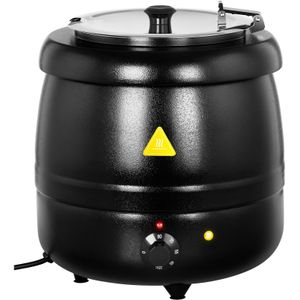 Royal Catering Soepketel - 10 L - 400 W - zwart